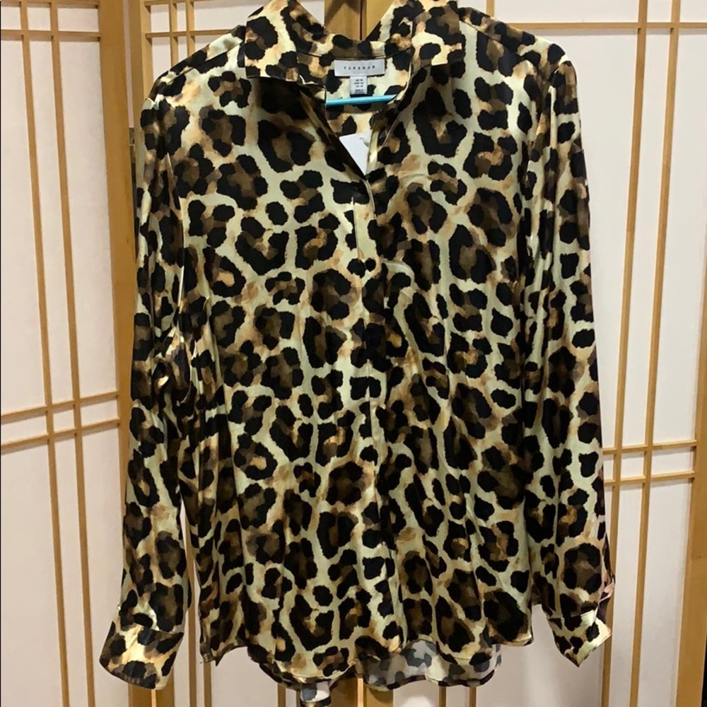 Topshop Leapord long sleeve